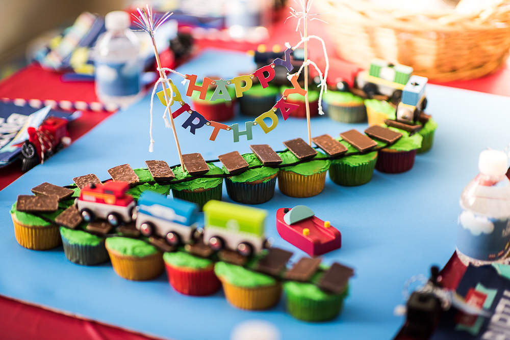 Choo Choo Train Baby Shower Cakes