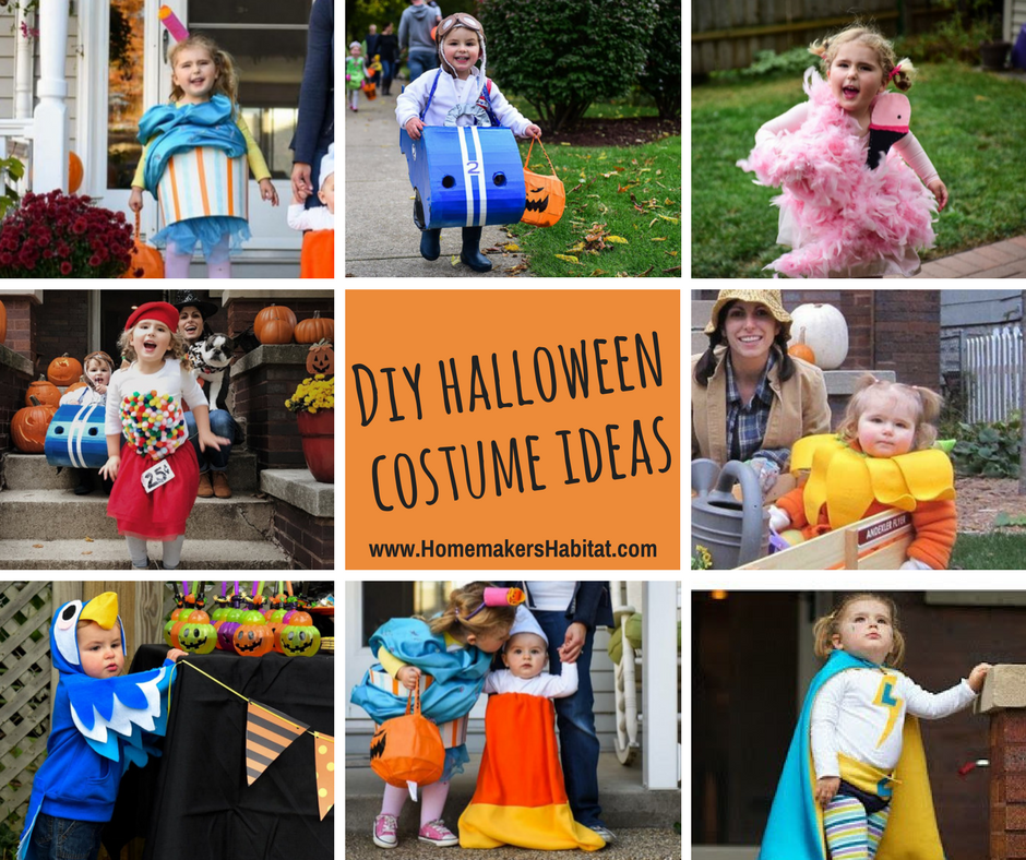 8 Adorably Easy Diy Halloween Costume Ideas Homemaker S Habitat
